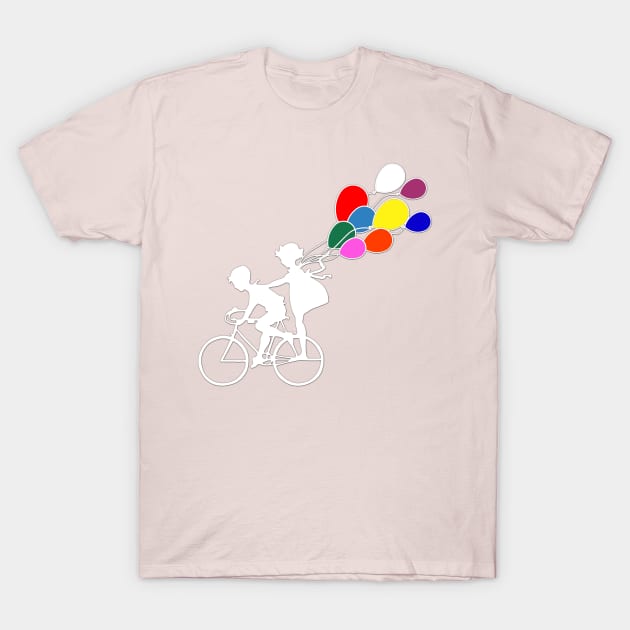 Cycling Kids T-Shirt by Soul Searchlight